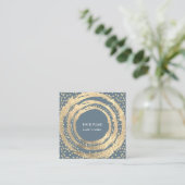 イベントプランナー音楽メディアファッションブロガーSmoky スクエア名刺 (スタンド正面)