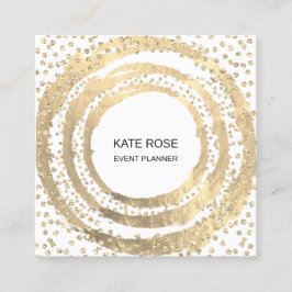 イベントプランナー音楽メディアファッションBlogger White スクエア名刺