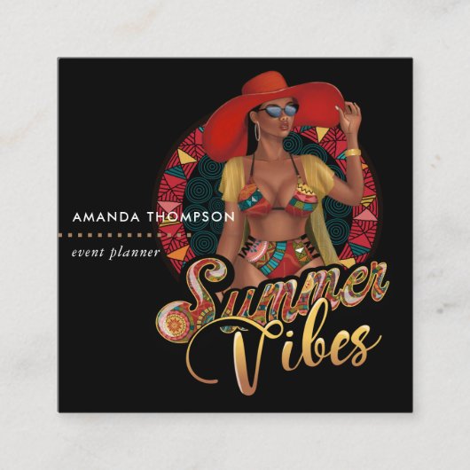 イベントプランナー スクエア名刺 (正面)