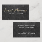 イベントプランナー | スレート 名刺 (正面/裏面)