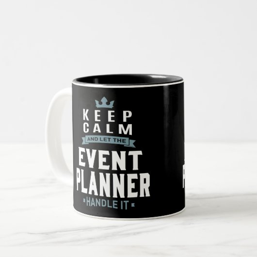 イベントプランナー ツートーンマグカップ (正面左)