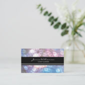 イベントプランナー《写真》ぼけ味、輝き、トレンディー 名刺 (スタンド正面)