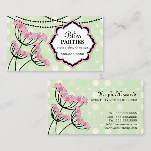 イベントプランナー 名刺 (正面/裏面)