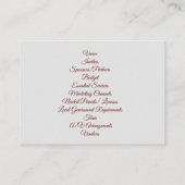 「イベントプランナー」名刺 名刺 (裏面)