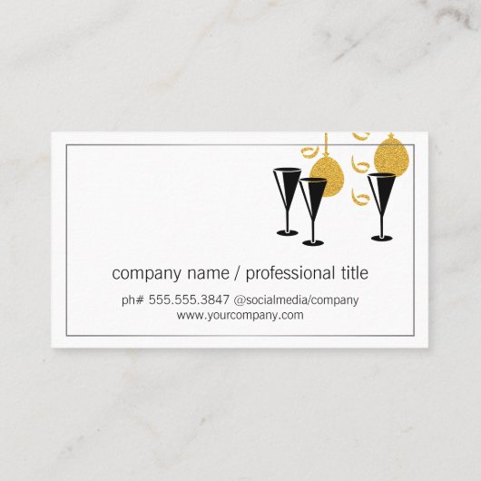 イベントプランナー |吹き出しの毛羽をマスク 名刺 (裏面)