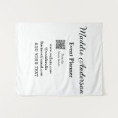 イベントプランナー 追加 名前 QRコード 詳細 ウェブサイトを追加 タペストリー (正面(横))