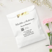 イベントプランナー 追加 名前 QRコード 詳細 ウェブサイトを追加 フェイバーバッグ (封をした状態)