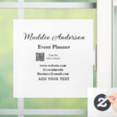 イベントプランナー 追加 名前 QRコード 詳細 ウェブサイト エム ウィンドウサイン (ホーム)