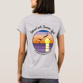 イベントプロモーションまたはスタッフウィメンズサンセットプリント Tシャツ (裏面)