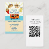 イベントホットドッ結婚グ·フード·トラック·ケータリング 名刺 (正面/裏面)