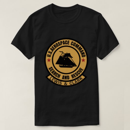 イベントホライズンシップPatch Lewis and Clark Logo Smal Tシャツ (デザイン正面)