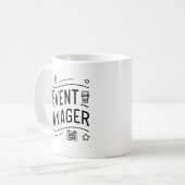 イベントマネージャーの昇進おめでとう コーヒーマグカップ (正面左)