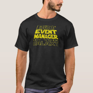 イベントマネージャー スペース裏面デザイン Tシャツ