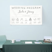 イベントモダンのテンプレートバ結婚ナーの順序 横断幕 (トレードショー)