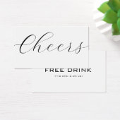 イベント企業のドリンク券飲料チケット (デスク)