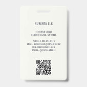 イベント会議ビジ企業のネスID名 バッジ (裏面)