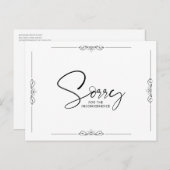 イベント取消又は延滞ブラックリマインド 案内ポストカード (正面/裏面)