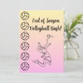 イベント名 場所 スポーツ テーマ バレーボール 招待状 (スタンド正面)