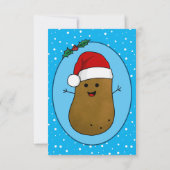 イベント招待状、ハッピークリスマスポテト 招待状 (裏面)