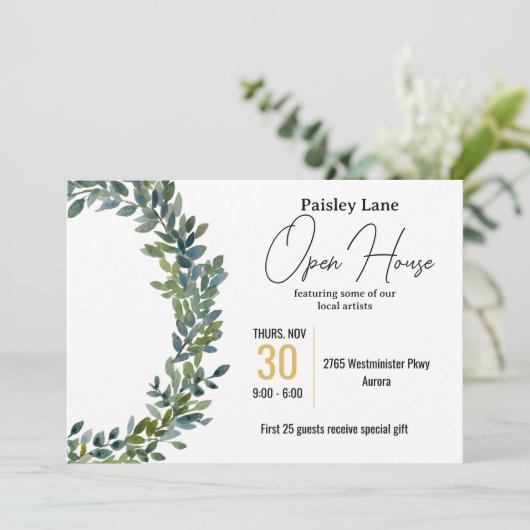 イベント招待状 招待状 (スタンド正面)