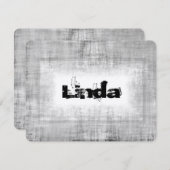 イベント招待 展示会 アートローンチ プロモーション 招待状 (正面/裏面)