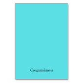 イベント用のミニマルなゴールドテーブルナンバー テーブルナンバー (裏面)