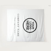 イベント用カスタム企業ロゴの背景 タペストリー (正面(横))