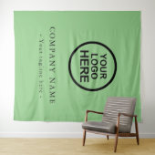 イベント用カスタム企業ロゴの背景 タペストリー (インサイチュ(横))