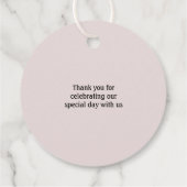 イベント用カスタム感謝ステッカー フェイバータグ (裏面)