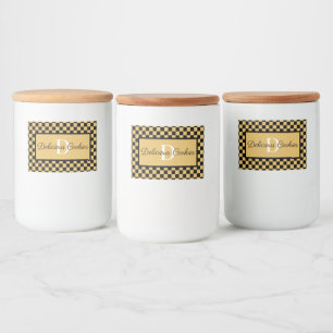 イベント用高級モノグラムフードラベル オーダーメイド フードラベル