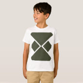 イベント用Moss Green Hourglass Tee - Tシャツ (正面フル)