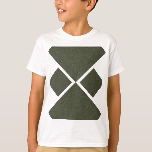 イベント用Moss Green Hourglass Tee - Tシャツ (正面)