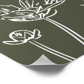 イベント結婚の花の花 ポスター (角)