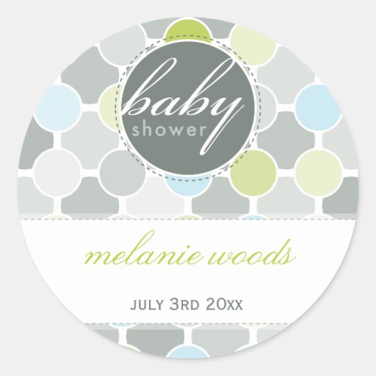 イベント装飾ステッカー：：フィジースポット1 ラウンドシール (正面)