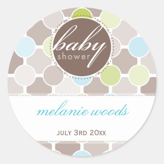 イベント装飾ステッカー::フィジースポット5 ラウンドシール (正面)