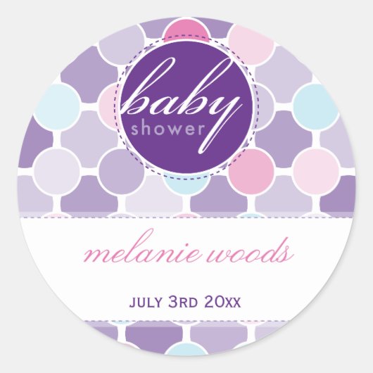 イベント装飾ステッカー：：フィジースポット7 ラウンドシール (正面)