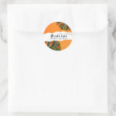 イベント計クラシック画ラウンドステッカー ラウンドシール (バッグ)