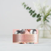 イベント計画の美しいバルーンカラフル 名刺 (スタンド正面)