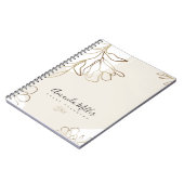 イベント計画ビジネスパーソナライズされたノート ノートブック (左側)