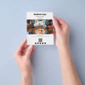 イベント計画ビジネスプロモーションソーシャルメディア チラシ (手)