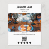 イベント計画ビジネスプロモーションソーシャルメディア チラシ (正面)