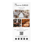 イベント計画ビジネス3写真ソーシャルメディア ラックカード (正面)