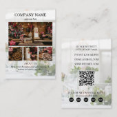 イベント計画ビジネス5写真ソーシャルメディア 名刺 (正面/裏面)