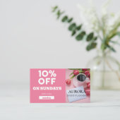 イベント計画割引販売 名刺 (スタンド正面)