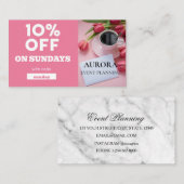 イベント計画割引販売 名刺 (正面/裏面)