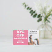 イベント計画割引販売 名刺 (スタンド正面)