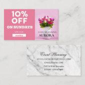 イベント計画割引販売 名刺 (正面/裏面)