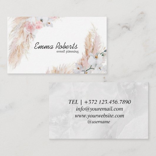 イベント計画名刺 名刺 (正面/裏面)