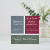 イベント記エレガント念パーティの招待状 招待状 (スタンド正面)