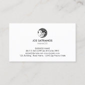 イベント開催者パーティープランナー 名刺 (裏面)